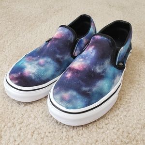 BF Sale! Galaxy Classic Vans Slip Ons